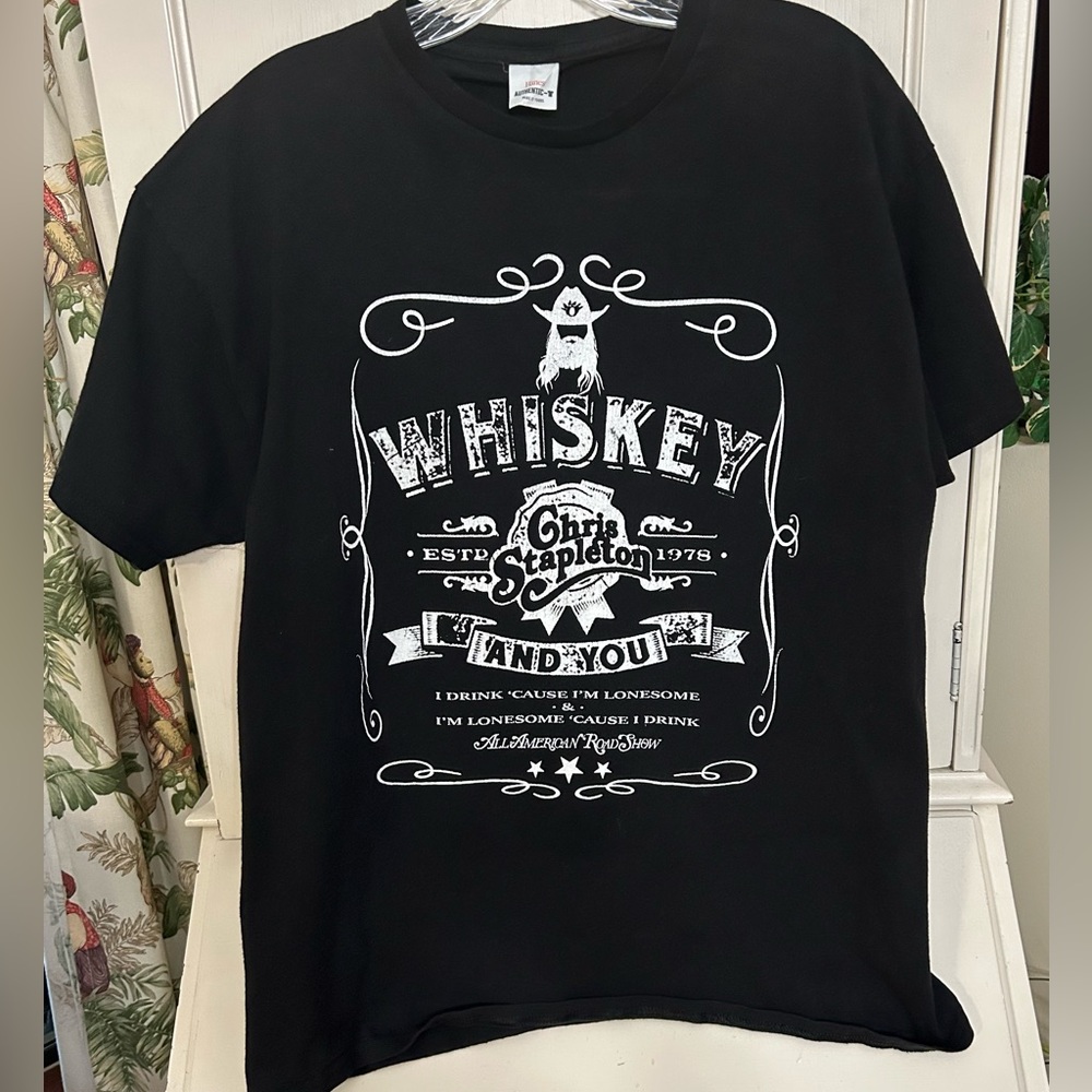Chris Stapelton concert tour T-shirt Unisex size M/L
